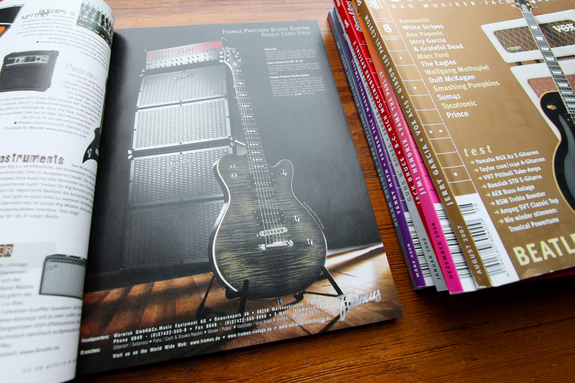 Framus Advertisement